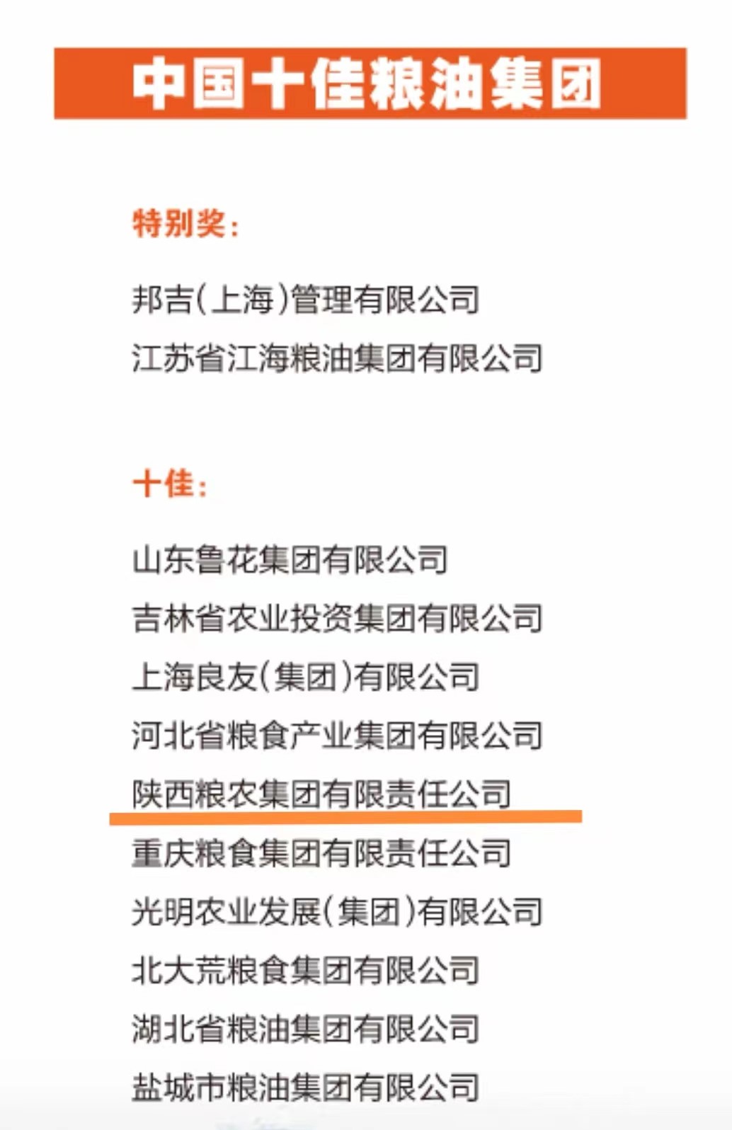 集團(tuán)及所屬企業(yè)、品牌、產(chǎn)品榮登第十二屆中國(guó)糧油榜